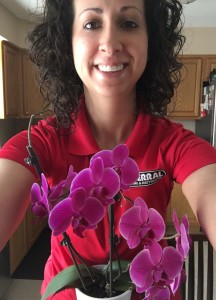 BLOG - Audrey and her Orchid are ready for spring