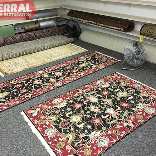 Rugs drying in our rug room	